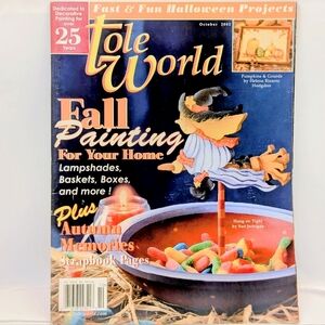 Tole World Magazine – September/October 2002 – Fall Painting Halloween Projects